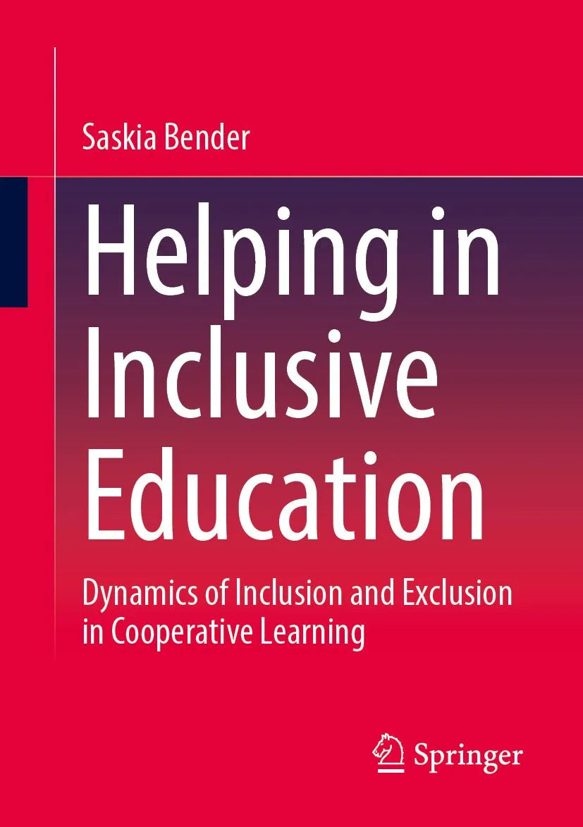 Cover: Helping in Inclusive Education (E-Book) von Saskia Bender