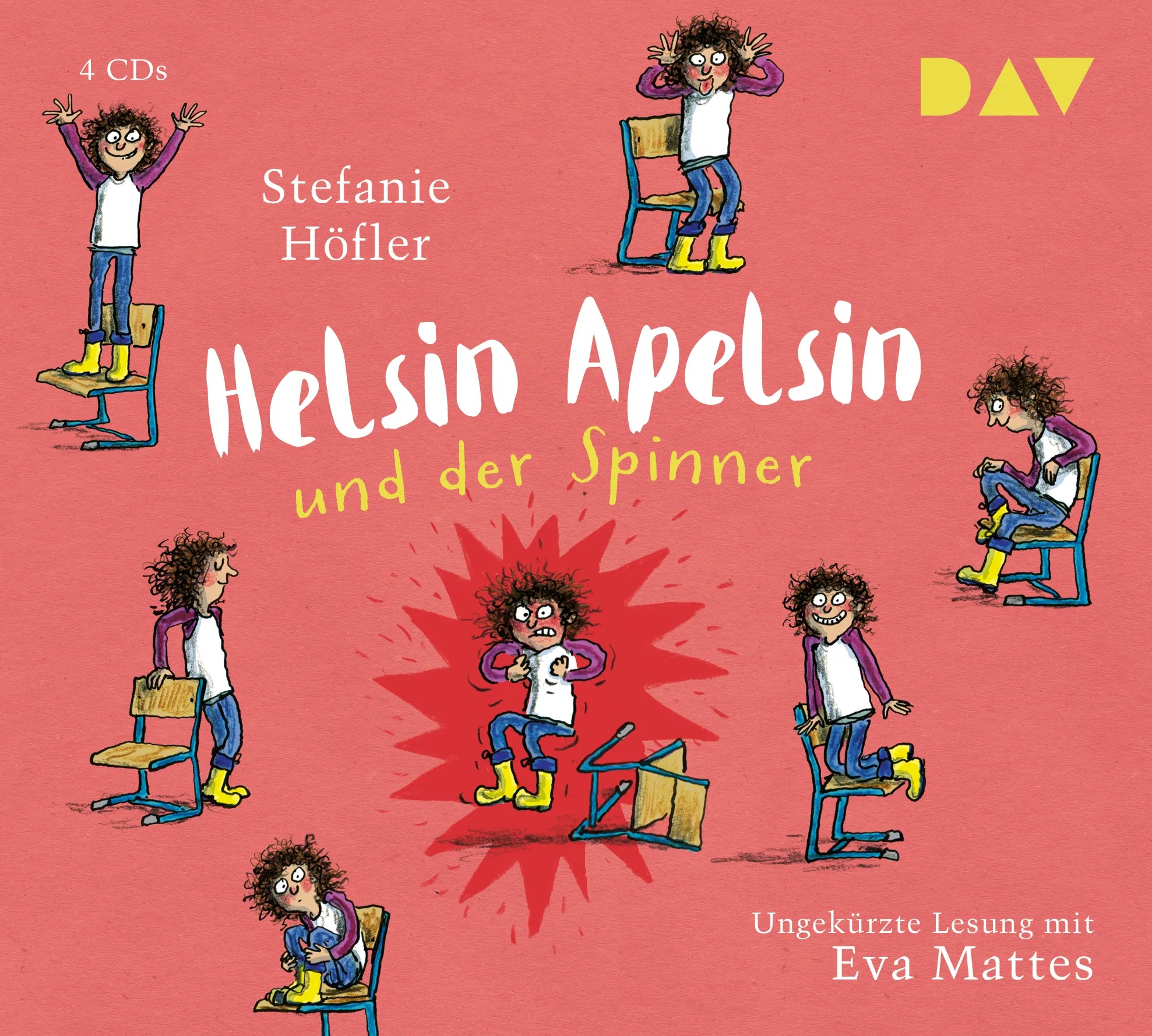 Buchcover von 'Helsin Apelsin und der Spinner' - Hörbuch (CD) von Stefanie Höfler