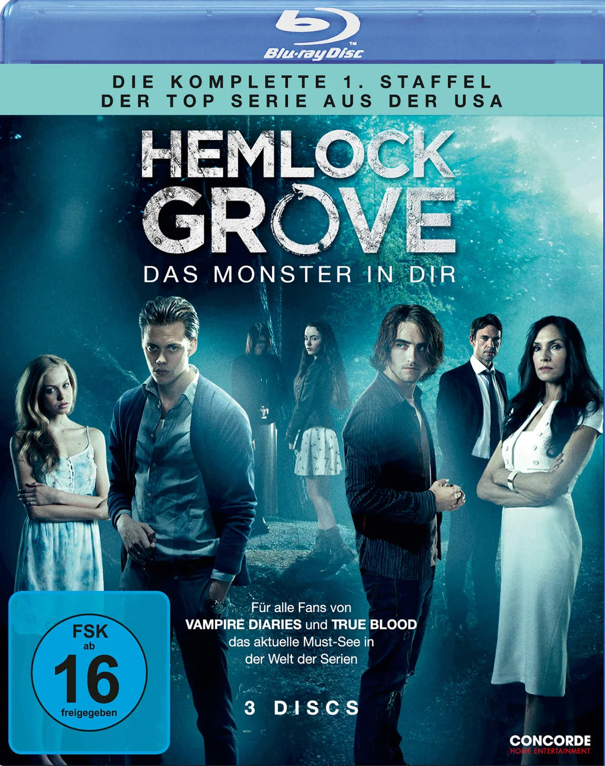 Hemlock Grove - Die kompl.Staffel 1  [3 BRs] - Blu-ray Disc