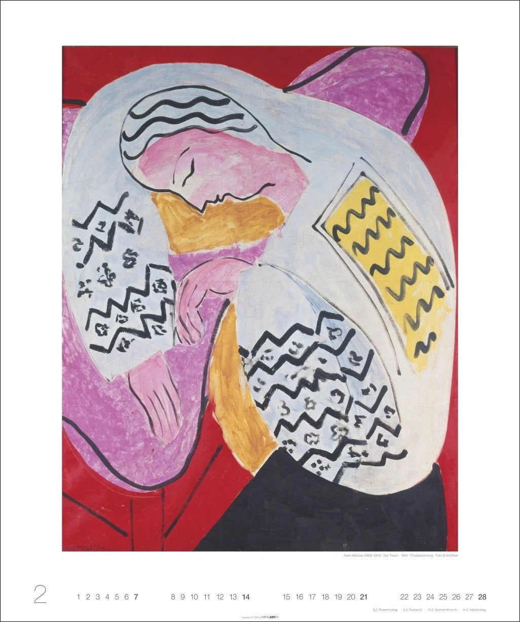 Henri Matisse Edition Kalender 2027 – Ansicht