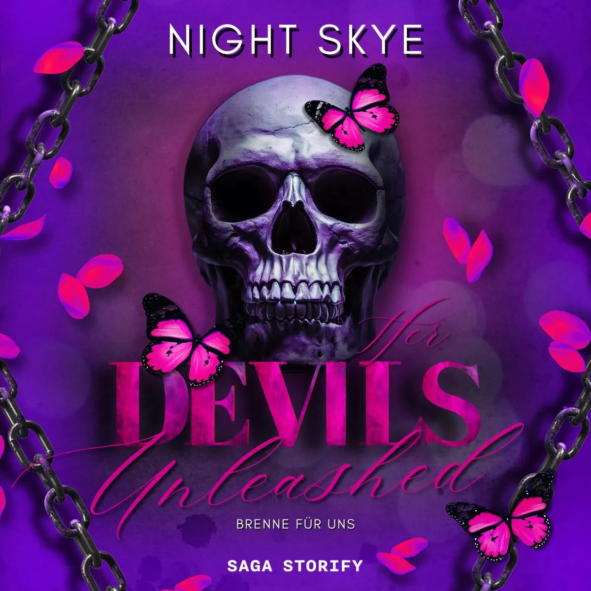 Cover: Her Devils Unleashed: Brenne für uns (Hörbuch Download) von Night Skye