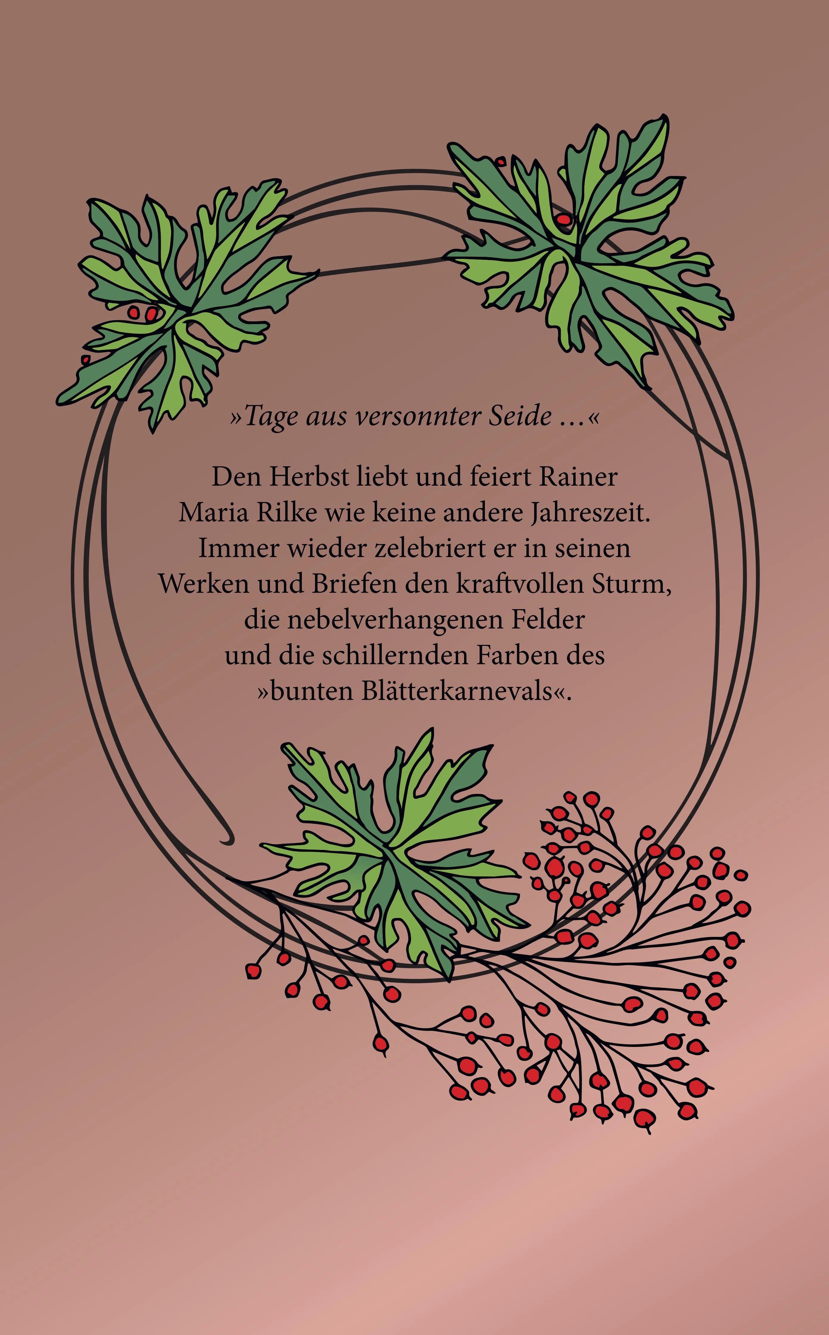 Buchrückseite von 'Herbst' mit Klappentext - Taschenbuch