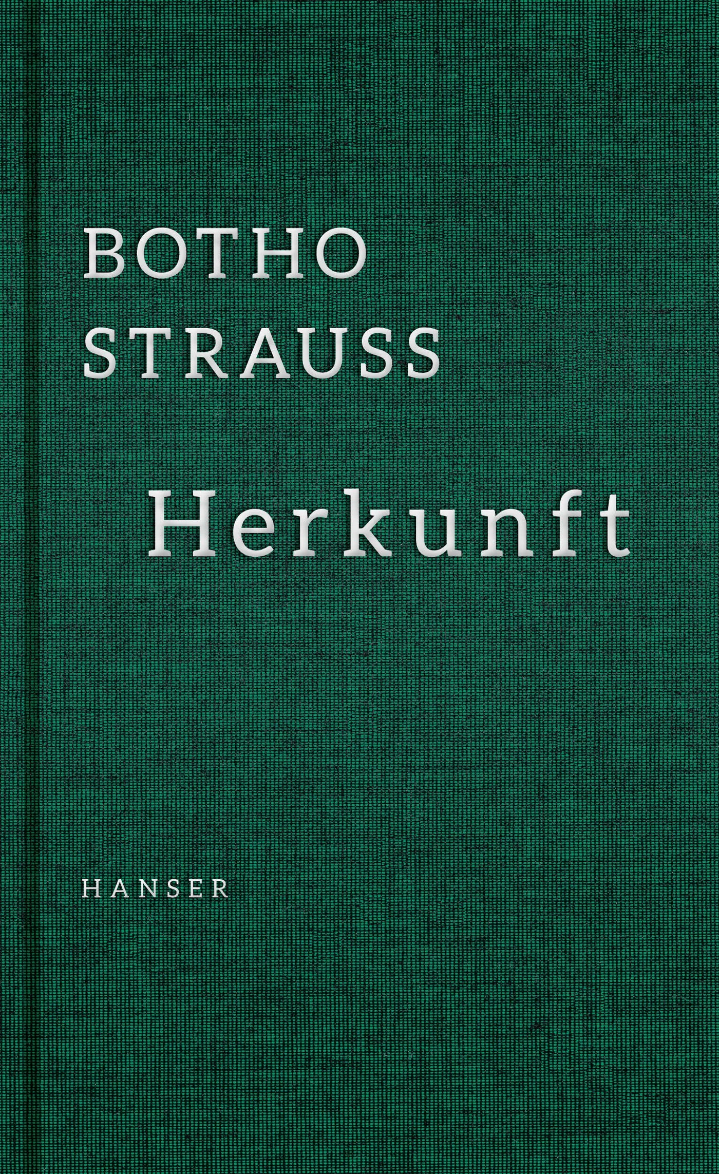 Buchcover von 'Herkunft' - Gebundene Ausgabe von Botho Strauß