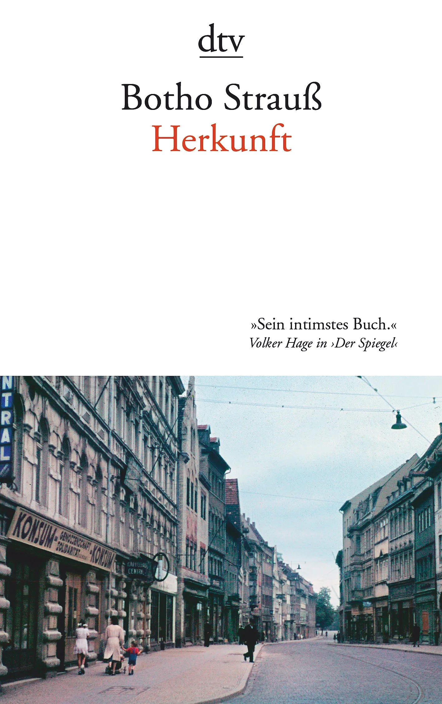 Buchcover von 'Herkunft' - Taschenbuch von Botho Strauß