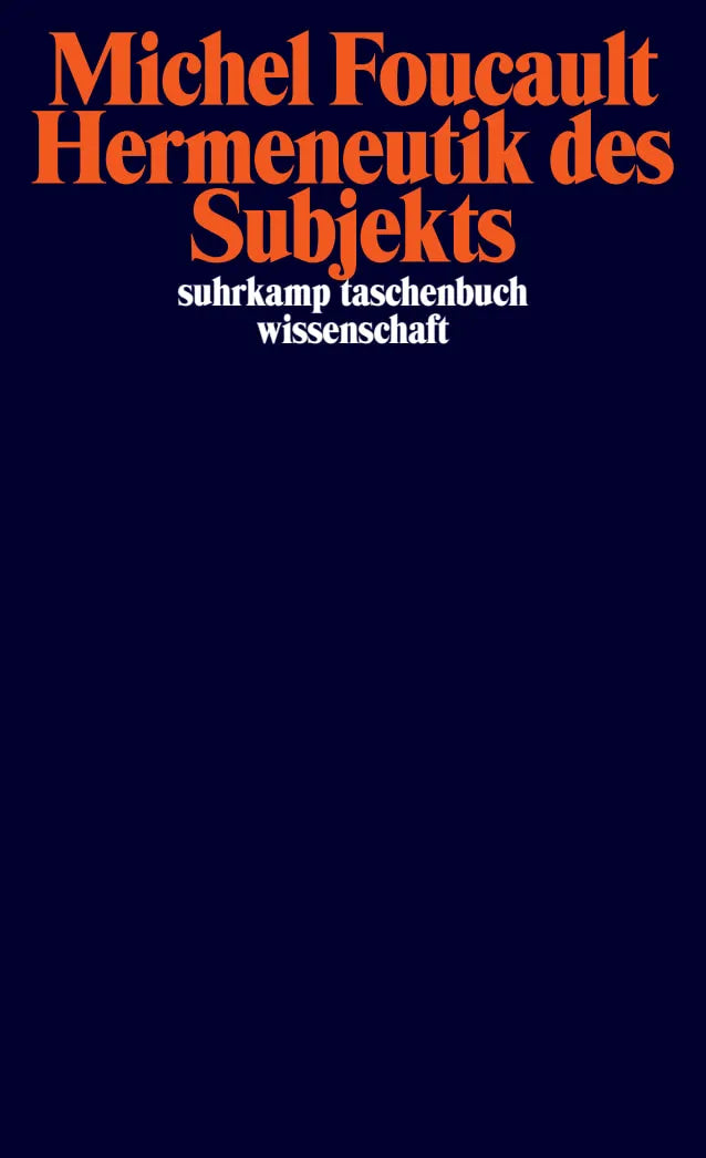 Buchcover von 'Hermeneutik des Subjekts' - Taschenbuch von Michel Foucault