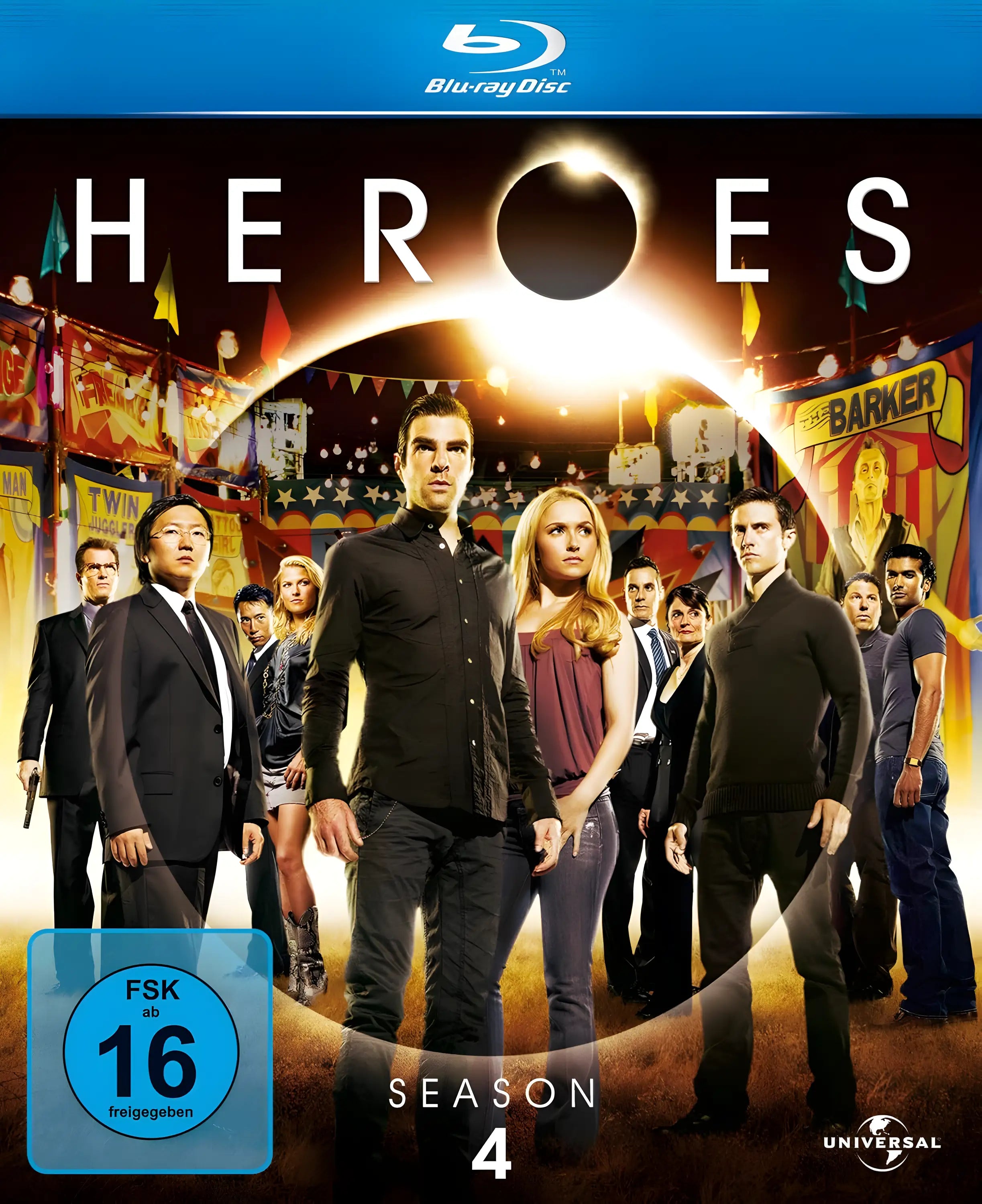 Heroes Season 4 Blu-ray Cover