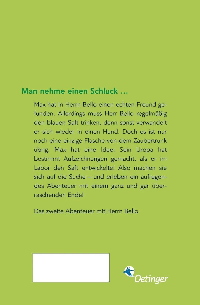 Rückseite: Herr Bello 2. Neues von Herrn Bello (Taschenbuch)