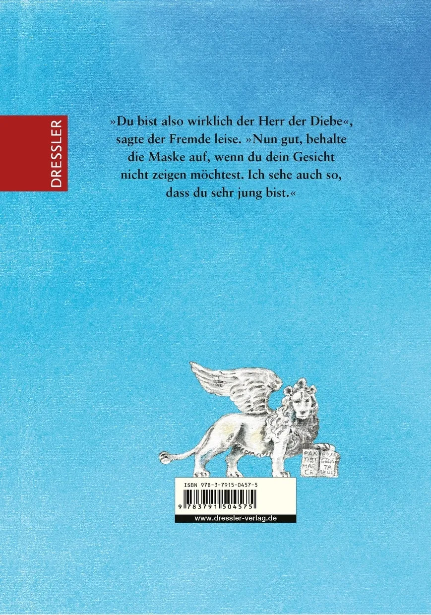 Buchrückseite von 'Herr der Diebe' mit Klappentext - Gebundene Ausgabe