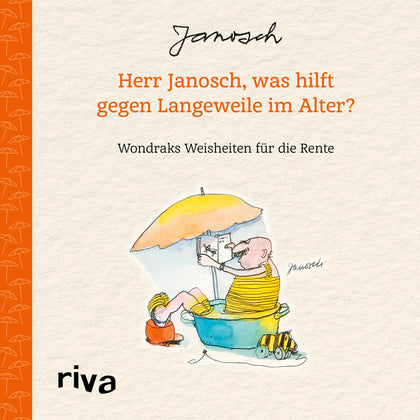 Buchcover von 'Herr Janosch, was hilft gegen Langeweile im Alter?' - Gebundene Ausgabe von Janosch