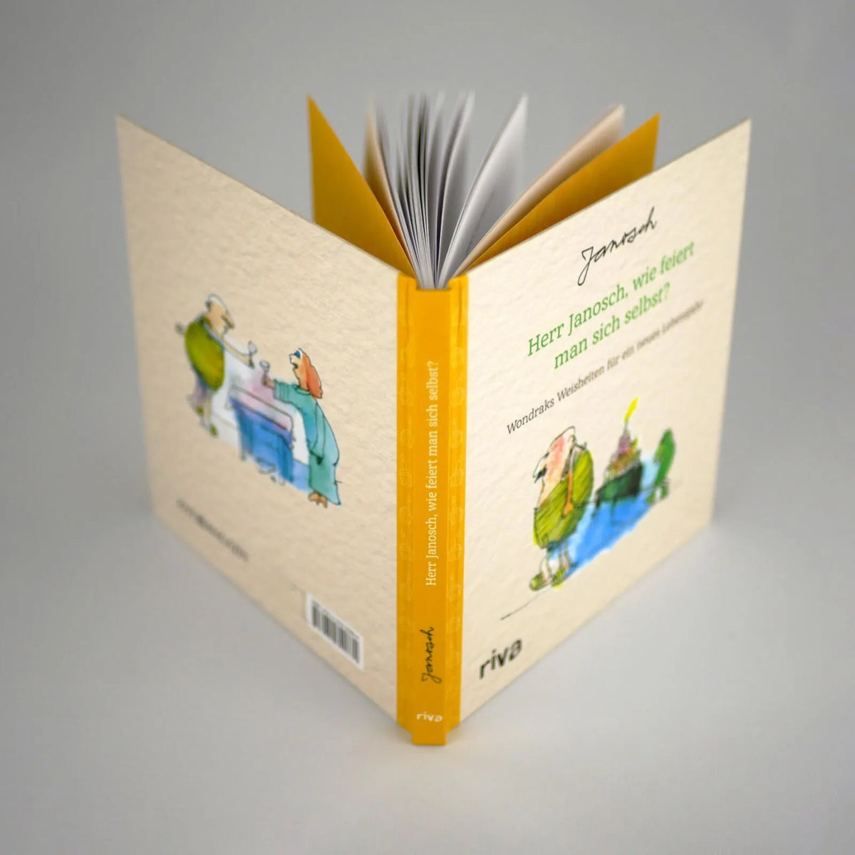 Detailansicht: Herr Janosch, wie feiert man sich selbst? (Hardcover)