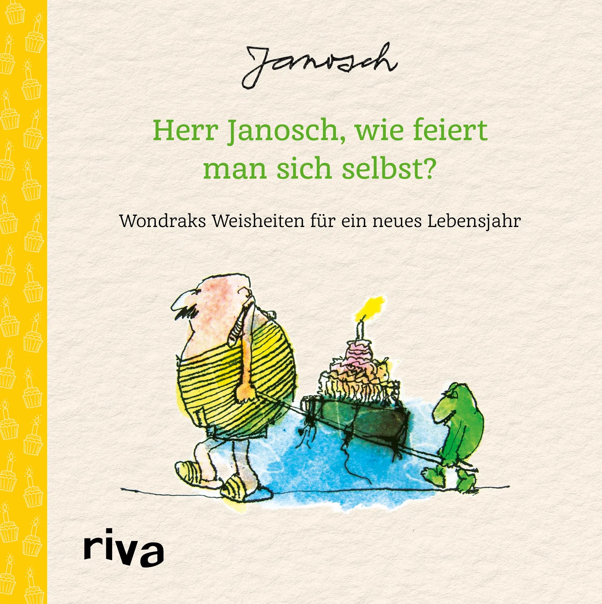 Buchcover von 'Herr Janosch, wie feiert man sich selbst?' - Gebundene Ausgabe von Janosch