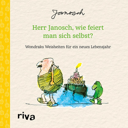 Buchcover von 'Herr Janosch, wie feiert man sich selbst?' - Gebundene Ausgabe von Janosch