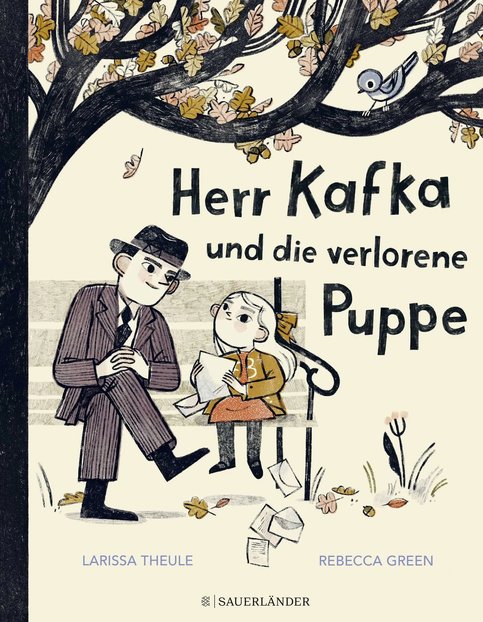 Buchcover von 'Herr Kafka und die verlorene Puppe' - Gebundene Ausgabe von Larissa Theule