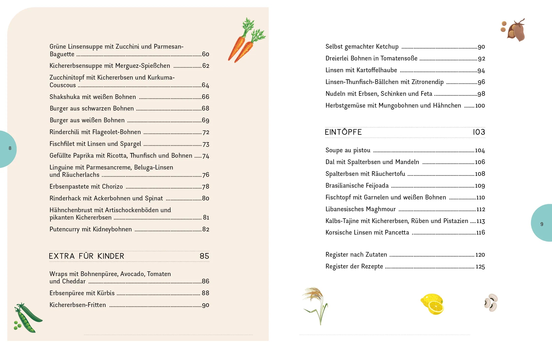 Innenansicht von 'Herrliche Hülsenfrüchte' - Gebundene Ausgabe