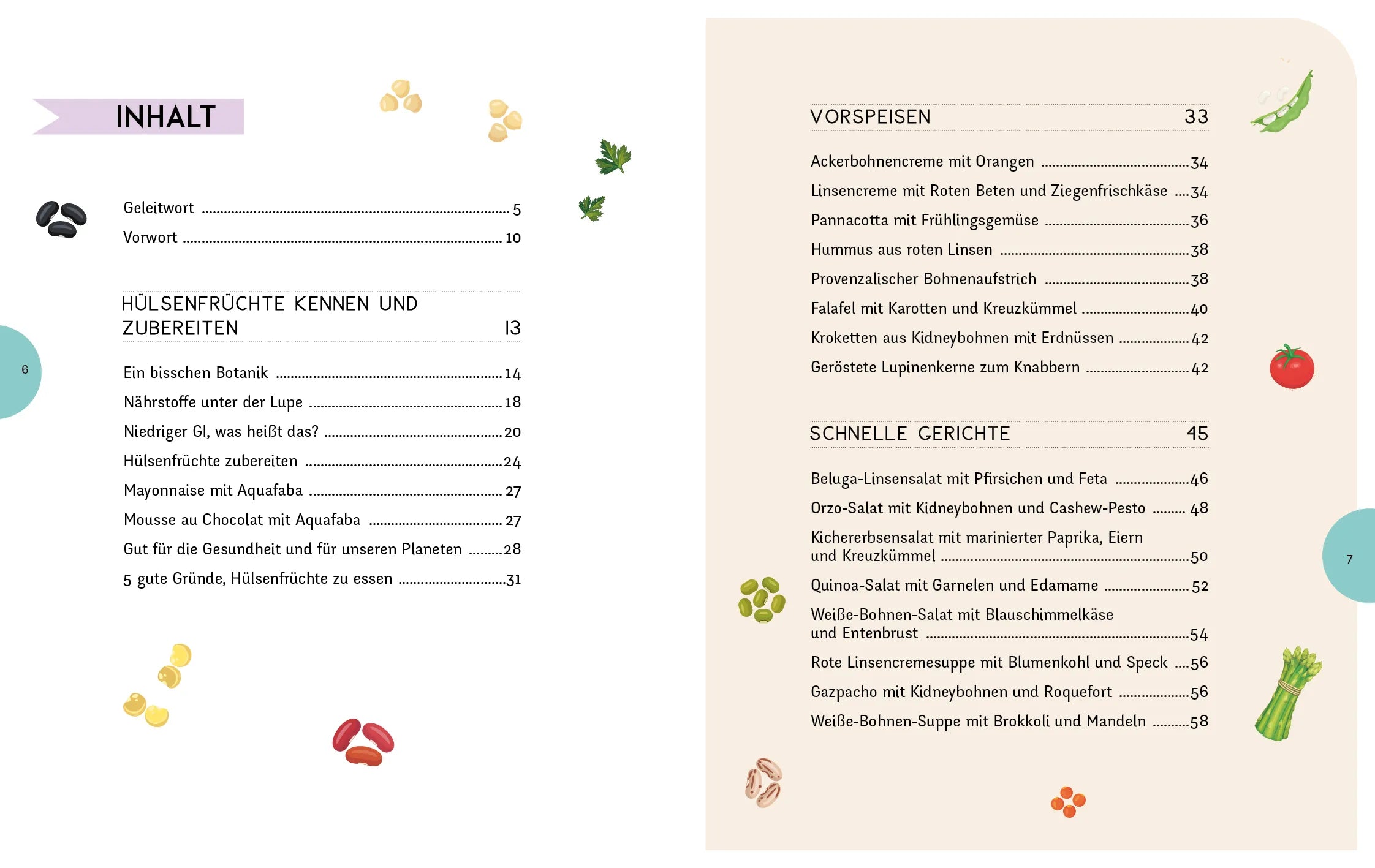 Innenansicht von 'Herrliche Hülsenfrüchte' - Gebundene Ausgabe