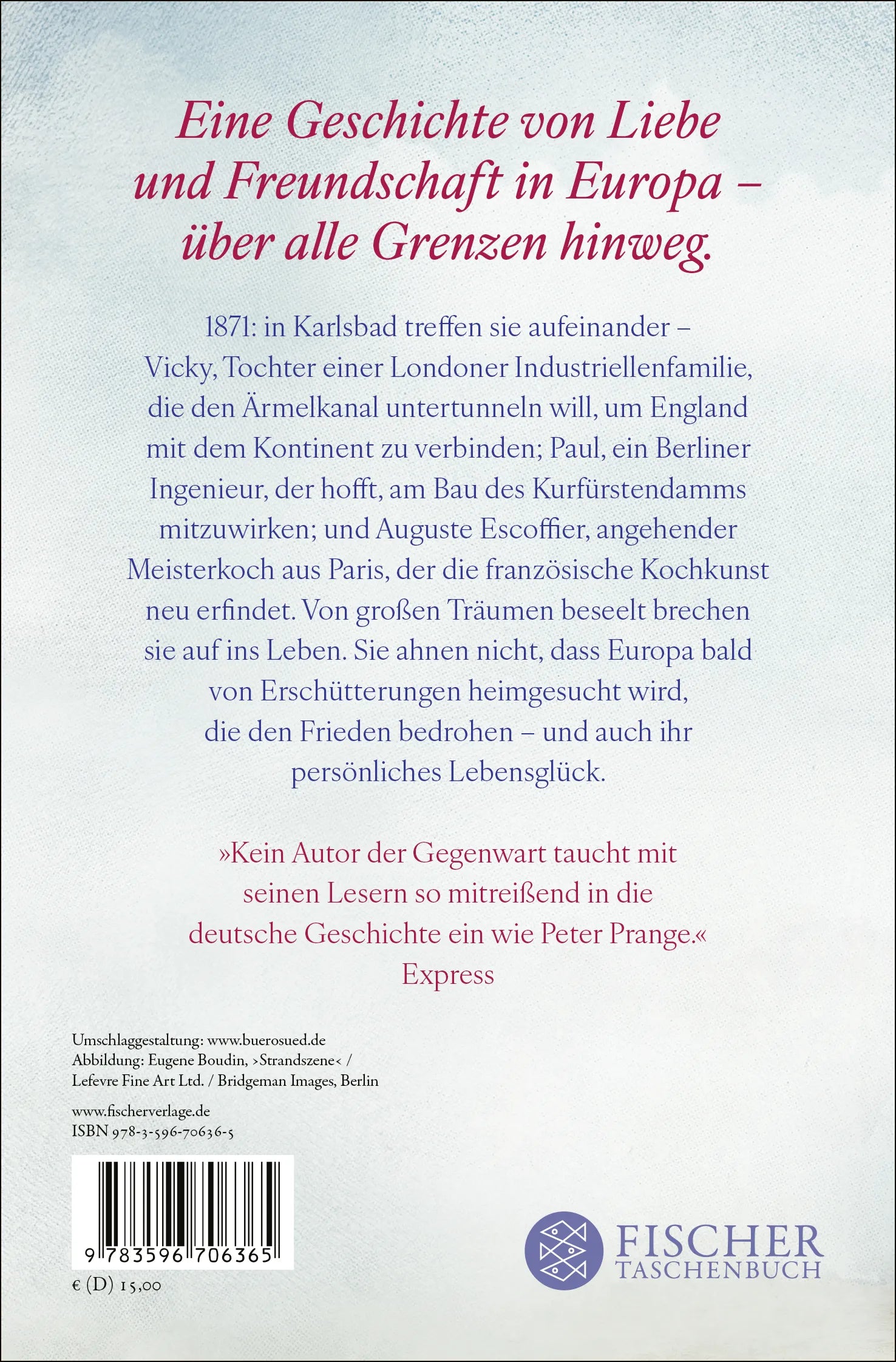 Buchrückseite von 'Herrliche Zeiten - Die Himmelsstürmer' mit Klappentext - Taschenbuch