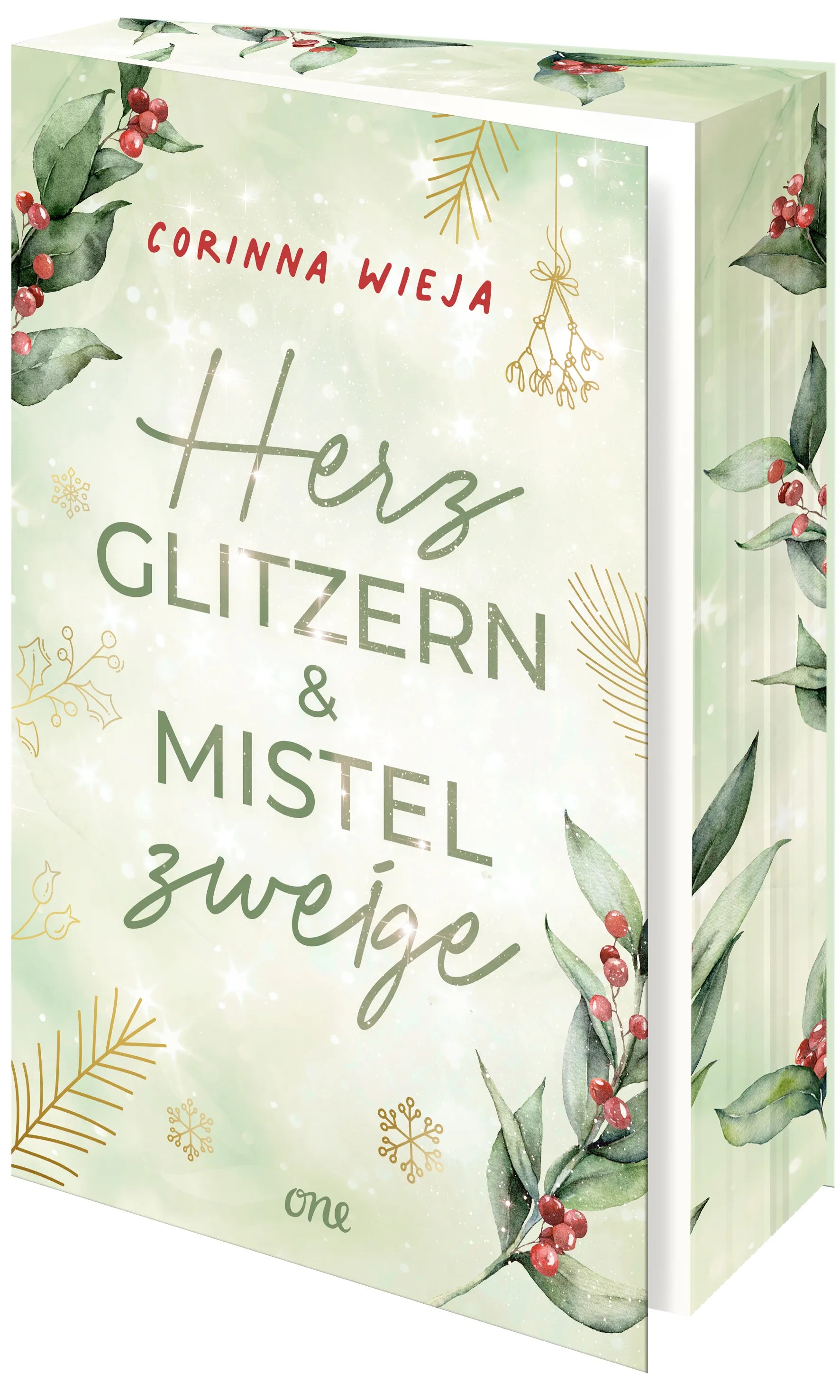Buchcover von 'Herzglitzern und Mistelzweige' - Paperback von Corinna Wieja