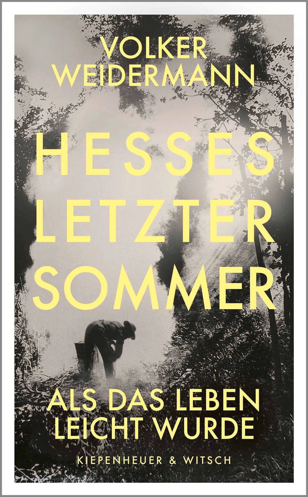 Cover: Hesses letzter Sommer (Hardcover) von Volker Weidermann