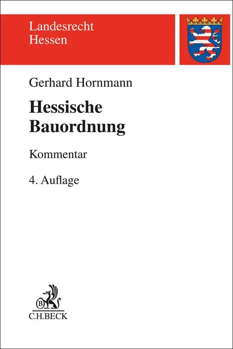 Buchcover von 'Hessische Bauordnung' - Gebundene Ausgabe von Gerhard Hornmann