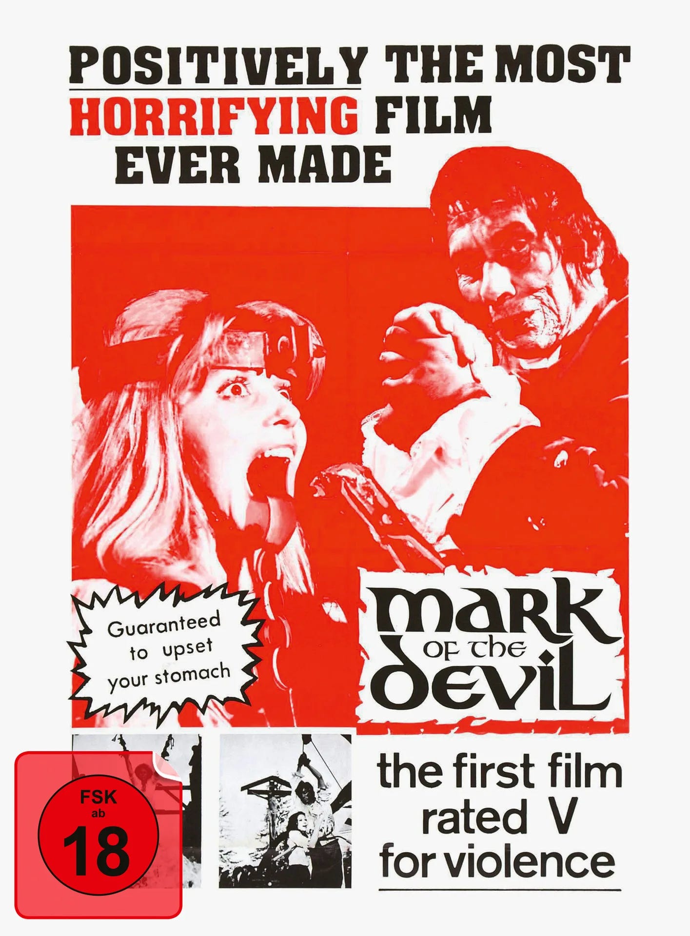 4K UHD Blu-ray-Cover: Hexen bis aufs Blut gequält (Mark of the Devil) Mediabook D