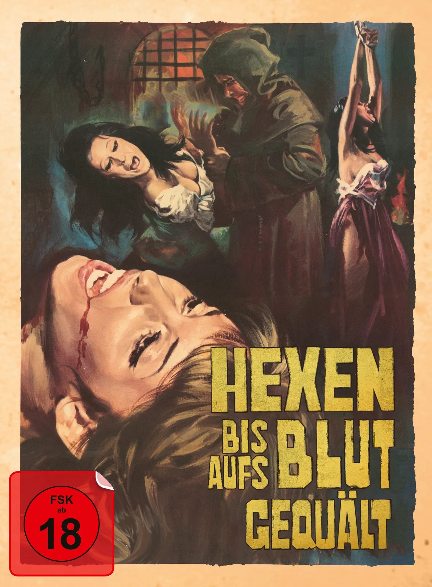 4K UHD Blu-ray-Cover: Hexen bis aufs Blut gequält (Mark of the Devil) Mediabook E