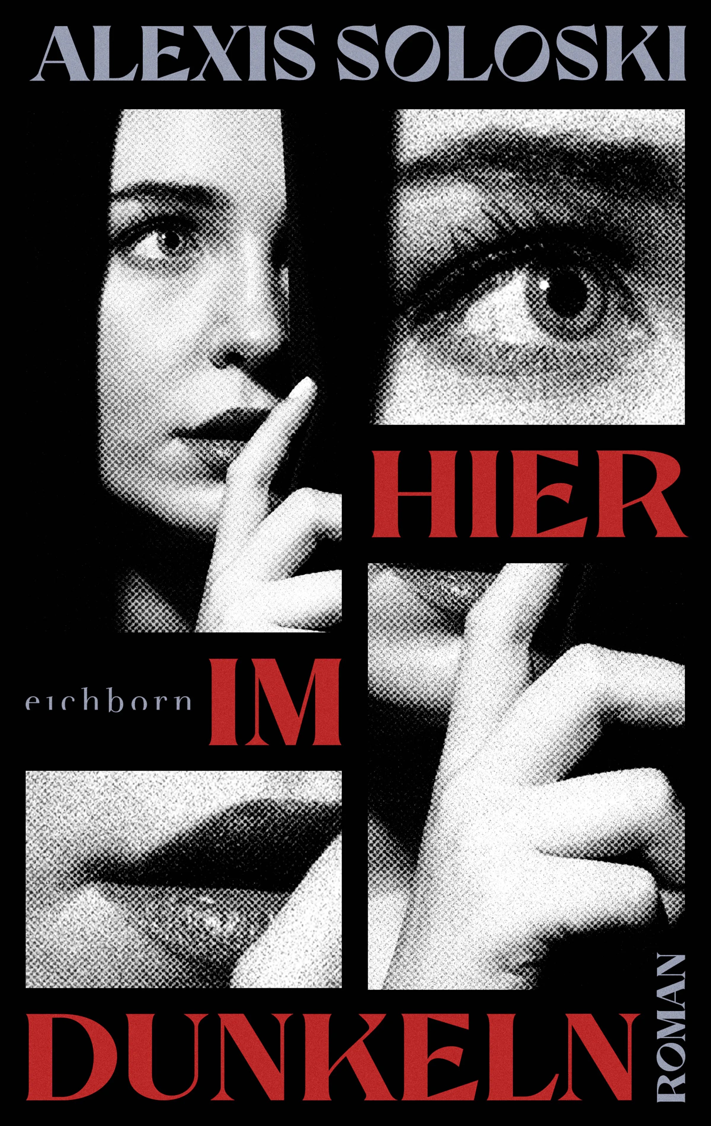 Buchcover von 'Hier im Dunkeln' - Gebundene Ausgabe von Alexis Soloski
