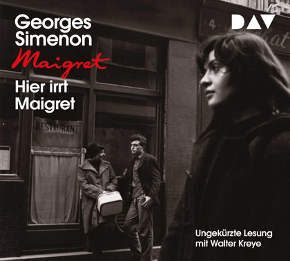 Buchcover von 'Hier irrt Maigret' - Hörbuch (CD) von Georges Simenon
