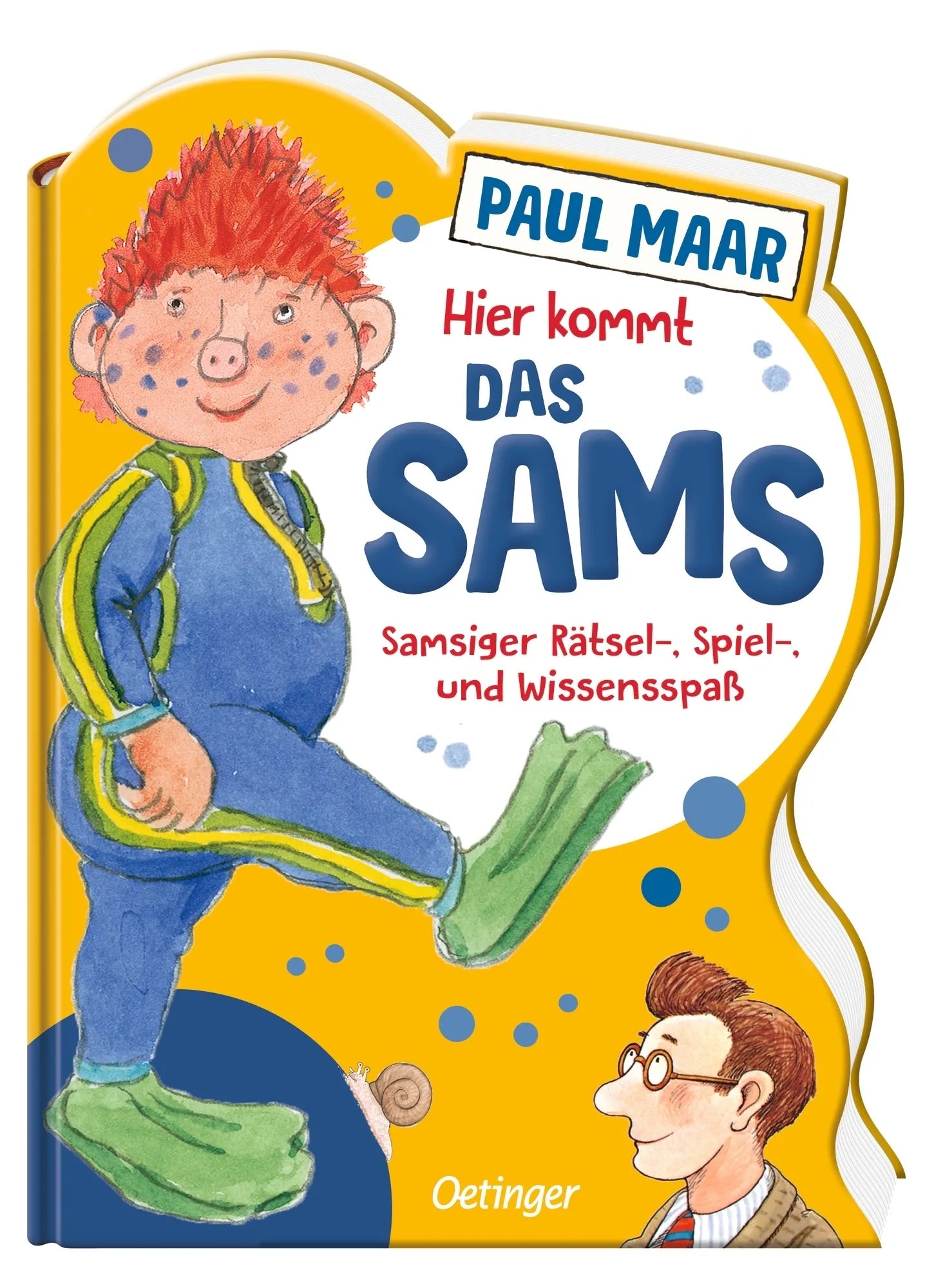 Buchcover von 'Hier kommt das Sams' - Gebundene Ausgabe von Paul Maar