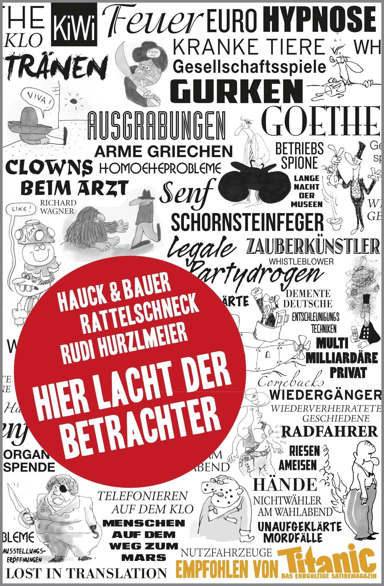 Buchcover von 'Hier lacht der Betrachter' - Taschenbuch von Elias Hauck