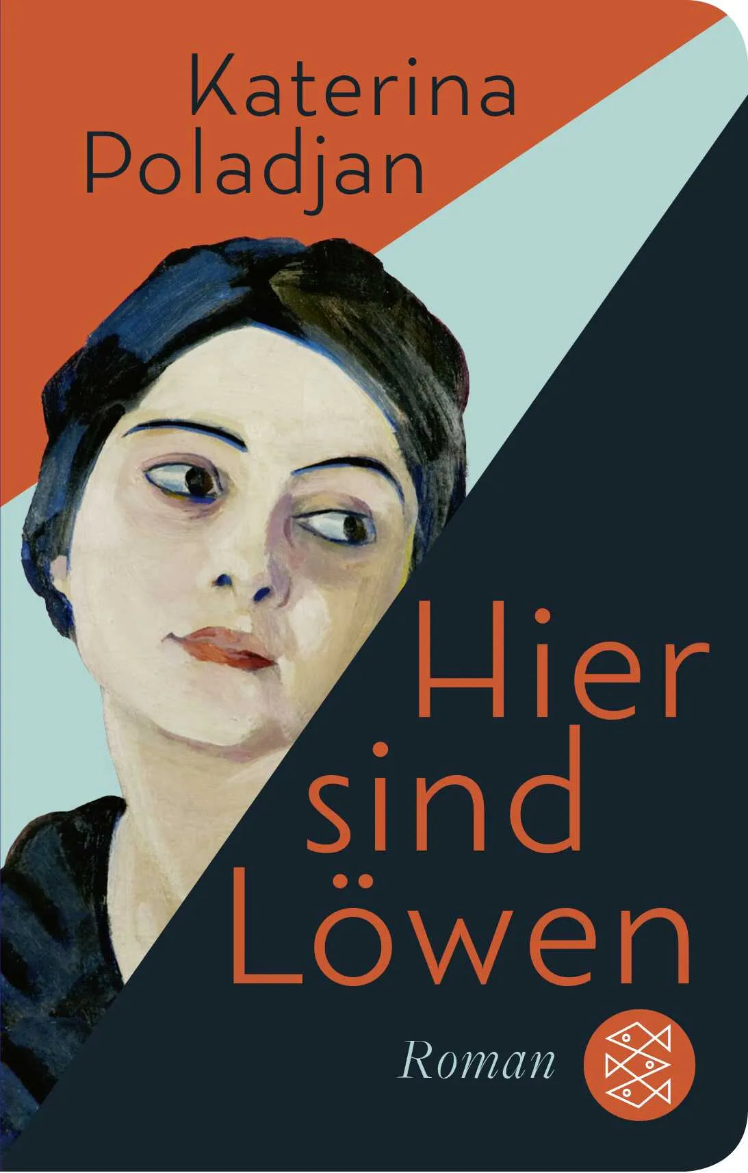 Buchcover von 'Hier sind Löwen' - Gebundene Ausgabe von Katerina Poladjan