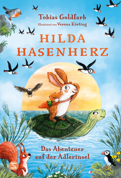 Buchcover von 'Hilda Hasenherz. Das Abenteuer auf der Adlerinsel' - Gebundene Ausgabe von Tobias Goldfarb