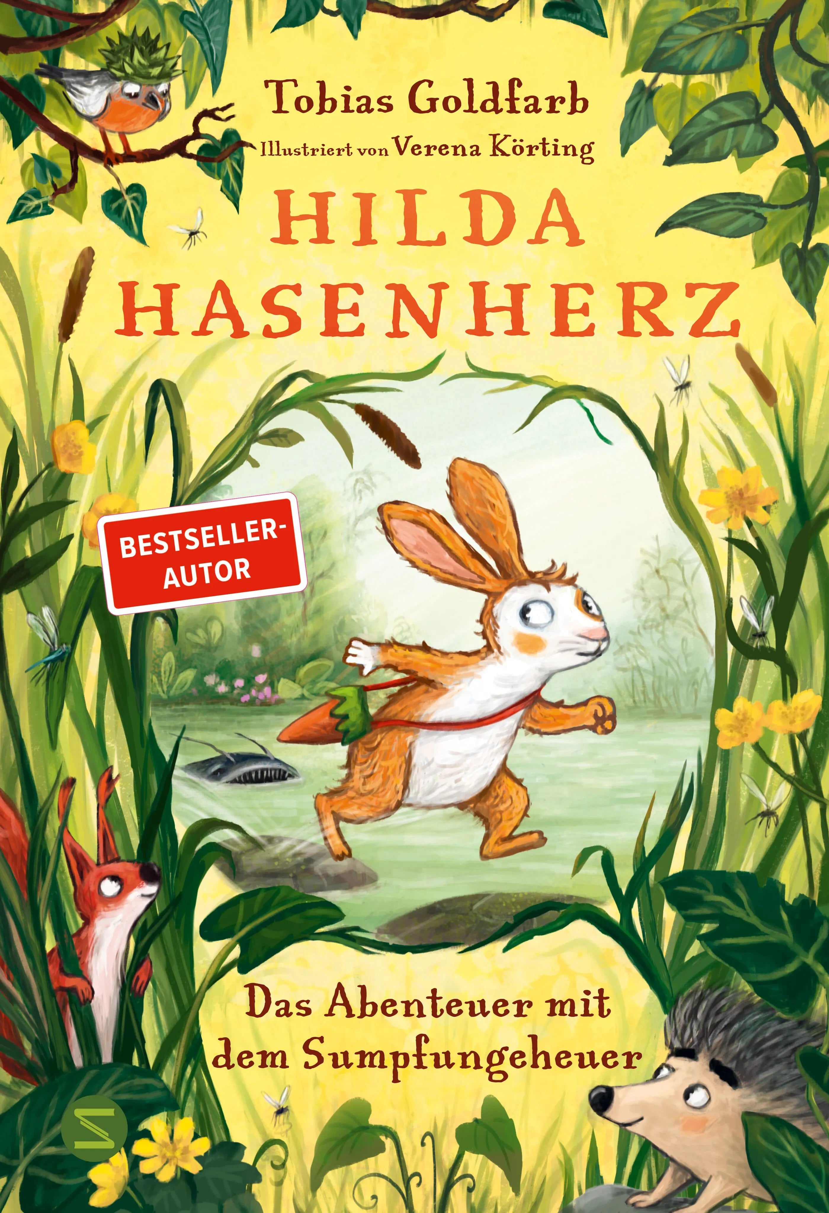 Cover: Hilda Hasenherz. Das Abenteuer mit dem Sumpfungeheuer (Hardcover) von Tobias Goldfarb