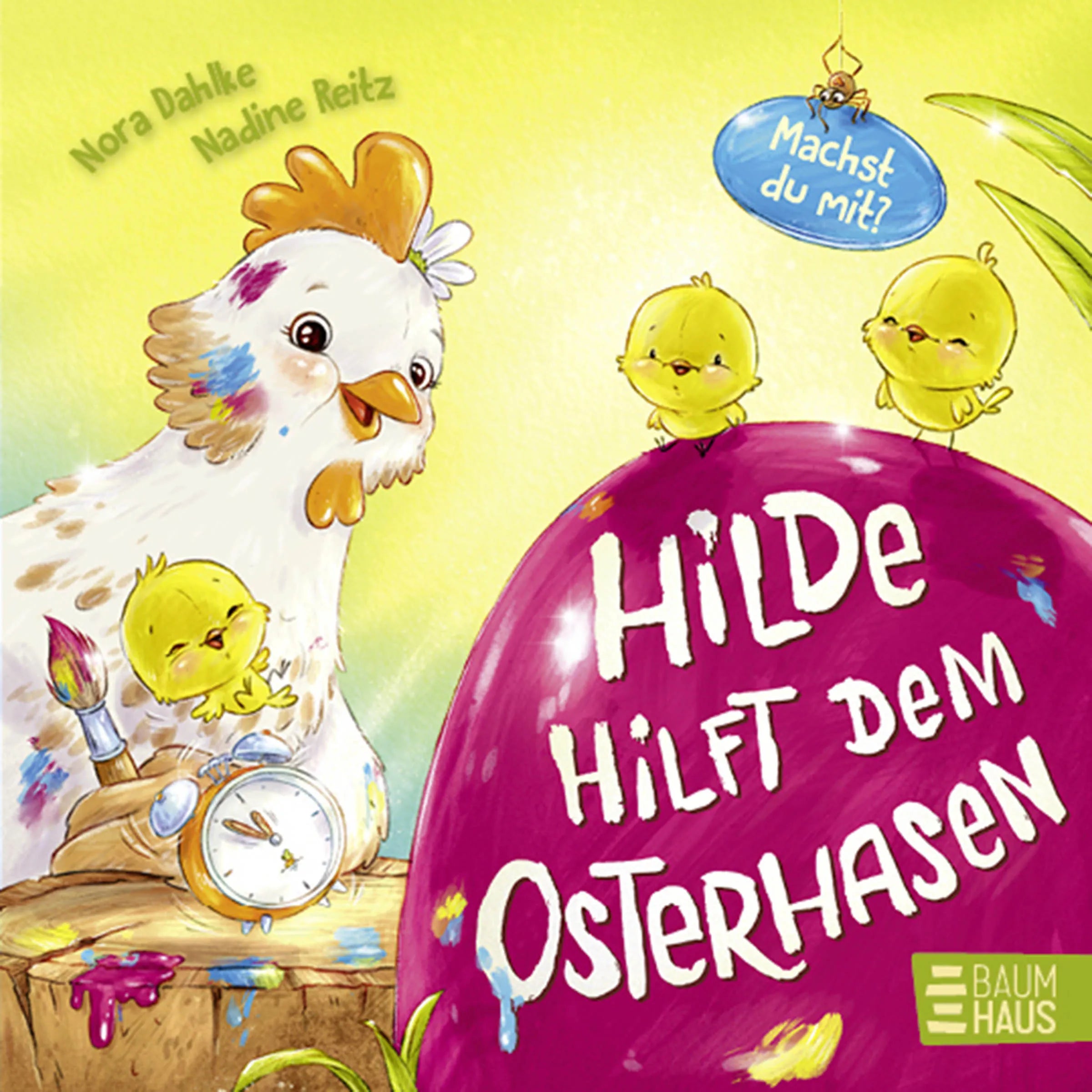 Buchcover von 'Hilde hilft dem Osterhasen' - Gebundene Ausgabe von Nora Dahlke