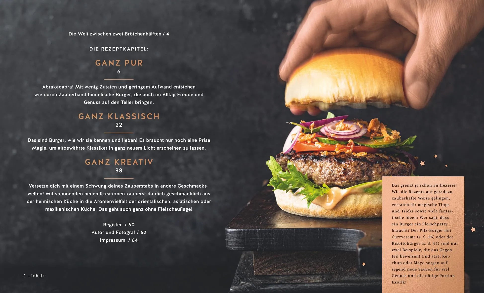 Detailansicht: Himmlische Burger (Hardcover)