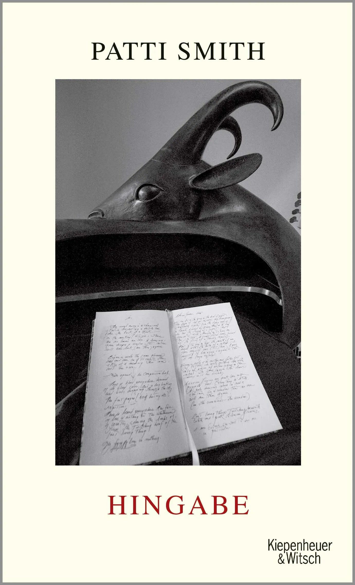 Buchcover von 'Hingabe' - Gebundene Ausgabe von Patti Smith