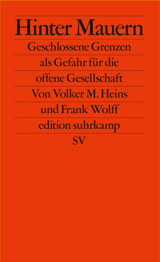 Cover: Hinter Mauern (E-Book) von Frank Wolff