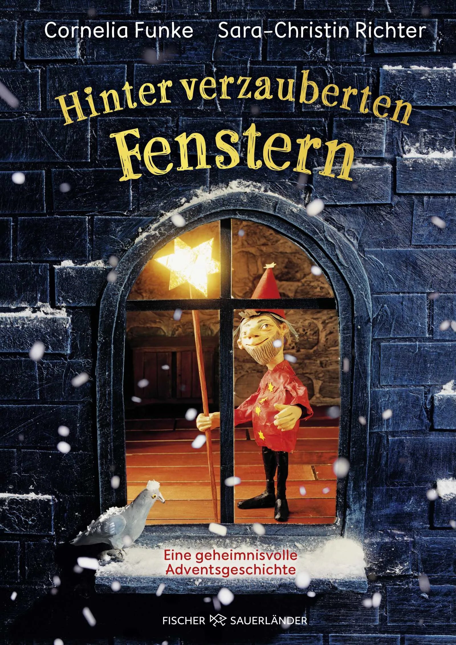Buchcover von 'Hinter verzauberten Fenstern. Eine geheimnisvolle Adventsgeschichte' - Gebundene Ausgabe von Cornelia Funke