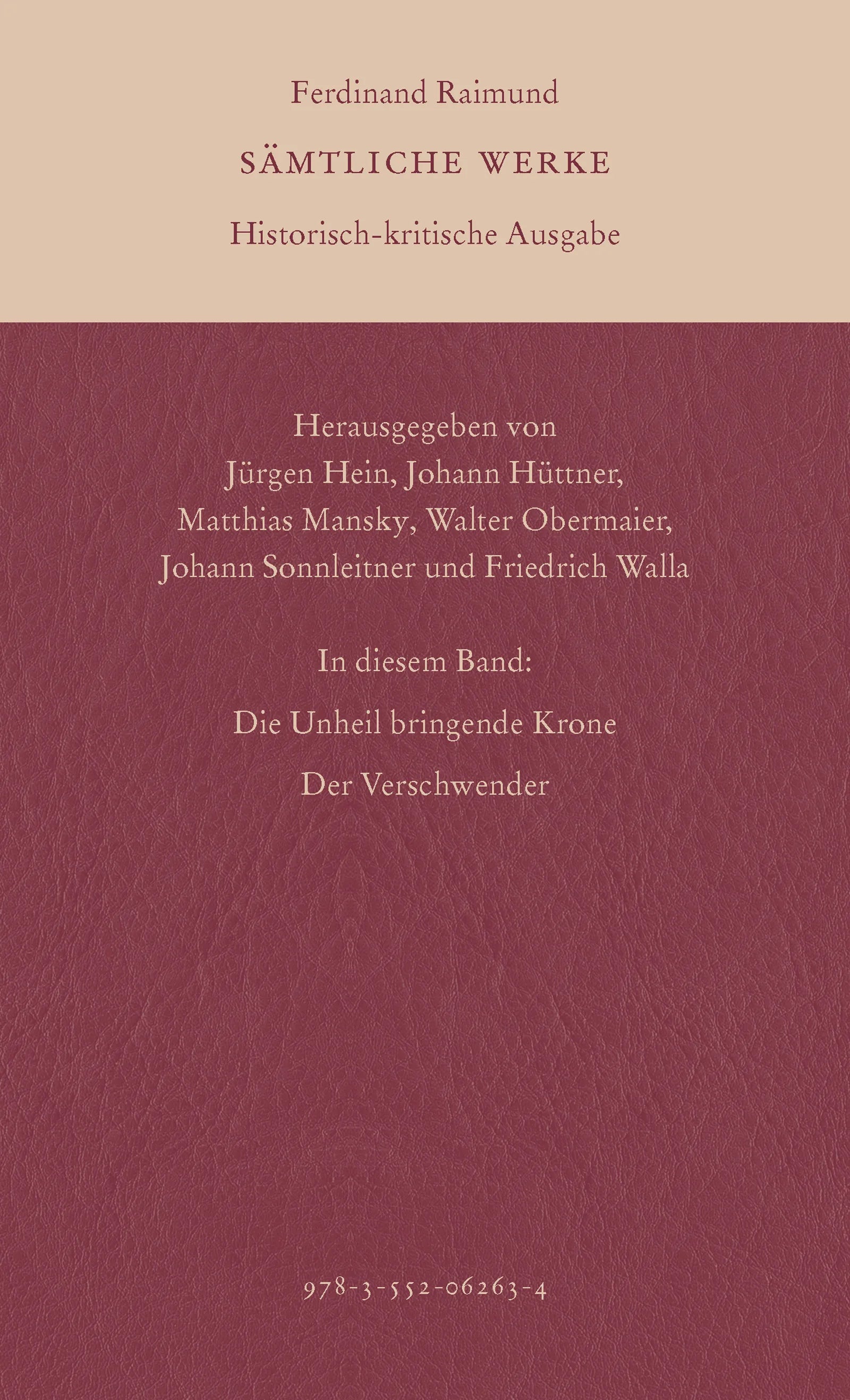 Abbildung von 'Historisch-kritische Ausgabe Band 4'