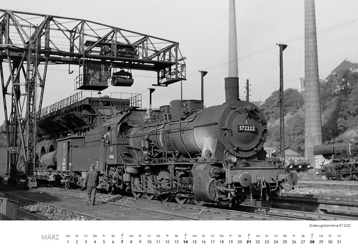 Historische Dampflokomotiven Kalender 2027 – Ansicht