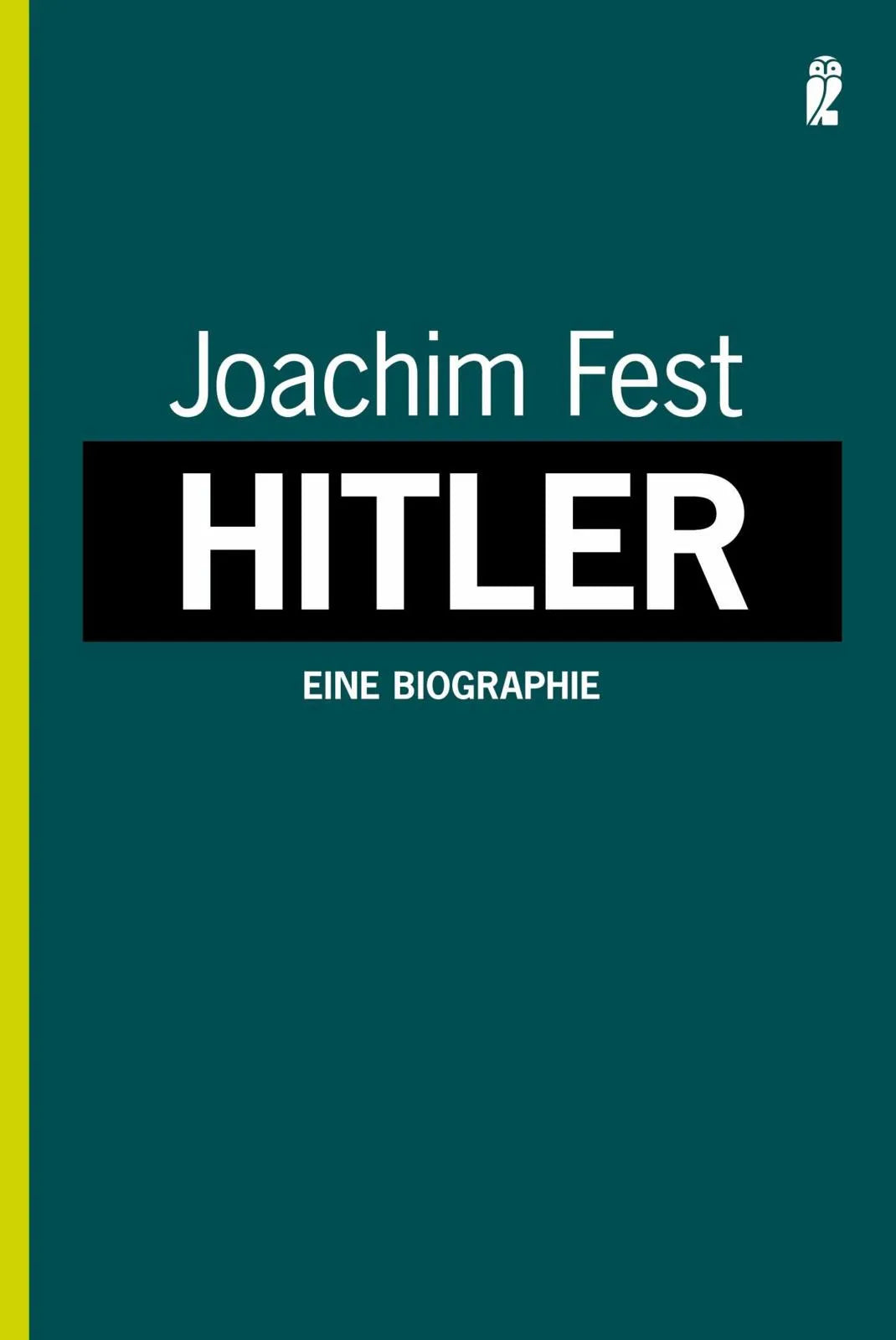 Buchcover von 'Hitler' - Taschenbuch von Joachim Fest