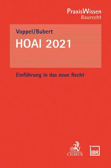 Buchcover von 'HOAI 2021' - Taschenbuch von Reinhard Voppel