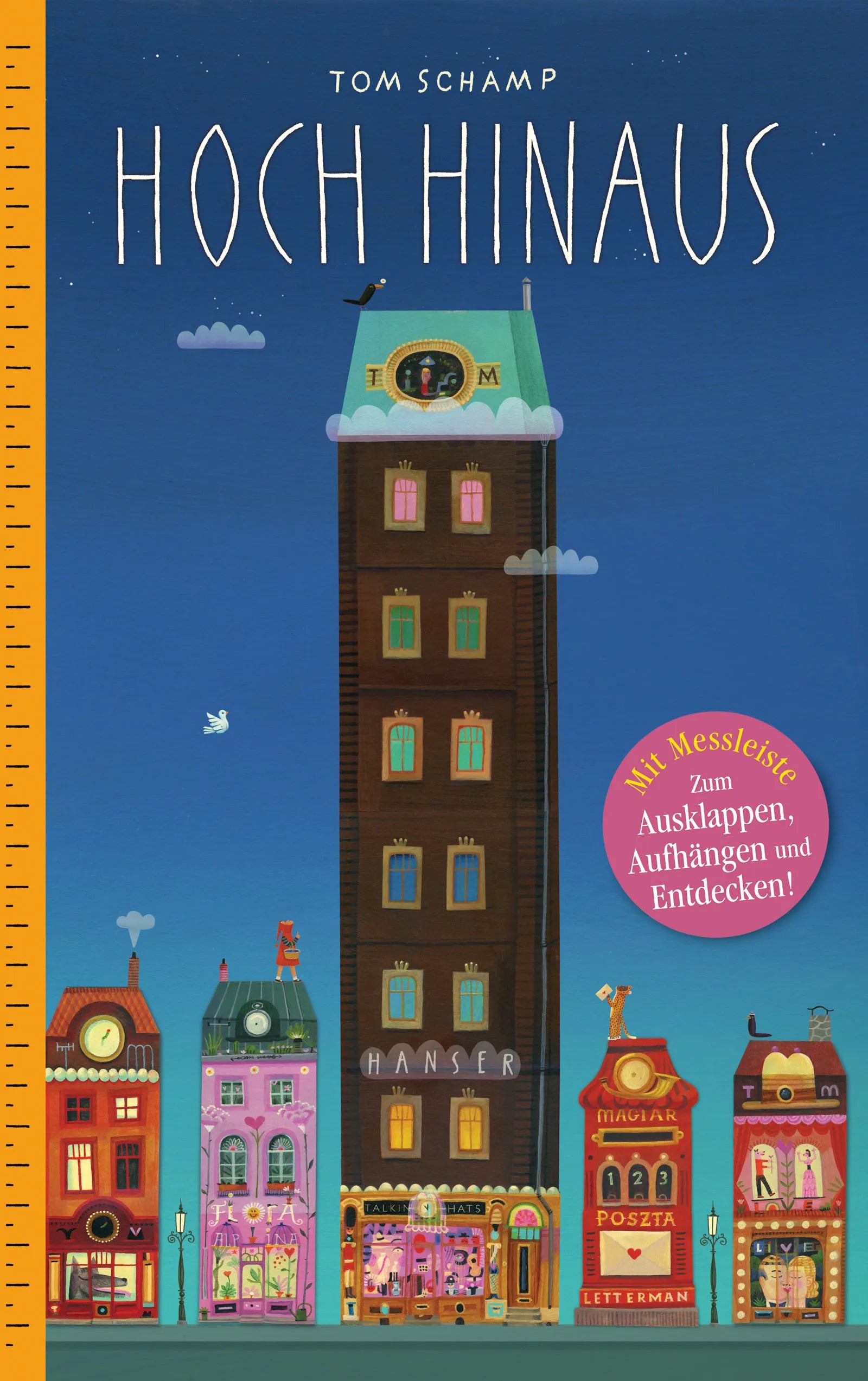 Buchcover von 'Hoch hinaus' - Gebundene Ausgabe von Tom Schamp