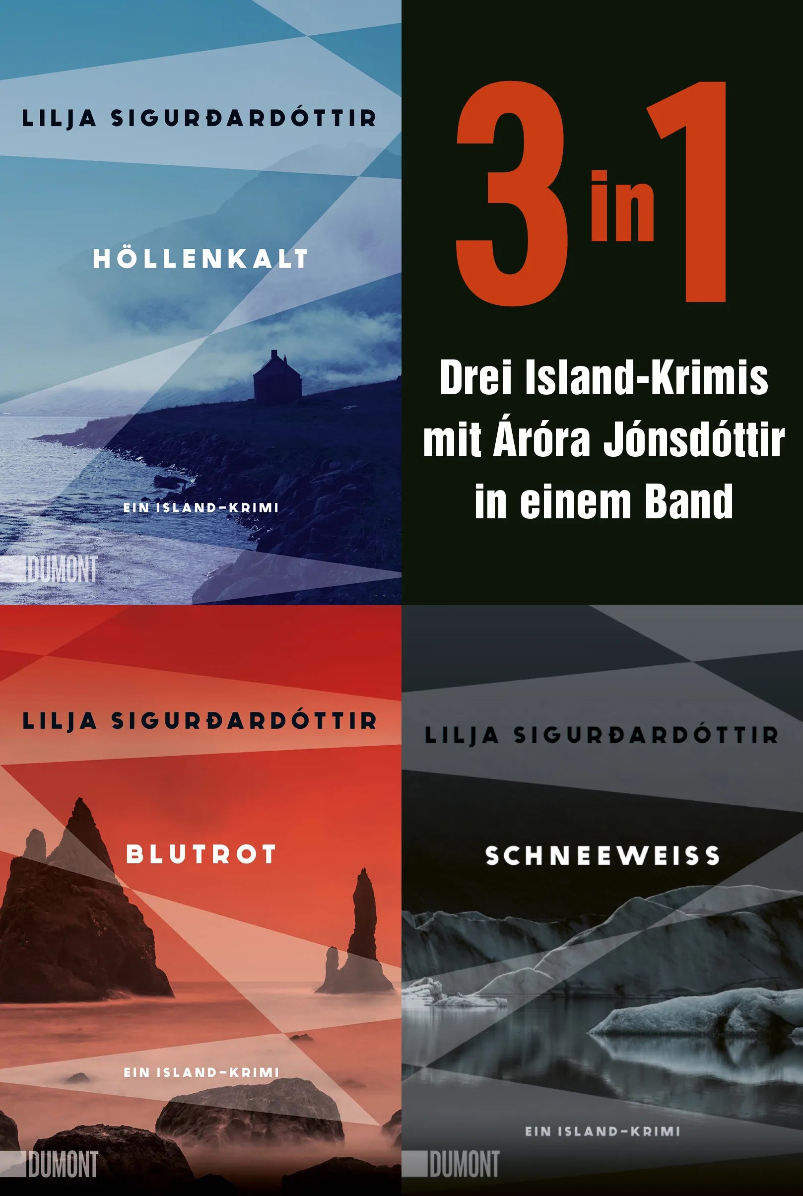 Cover: Höllenkalt, Blutrot & Schneeweiß (E-Book) von Lilja Sigurðardóttir
