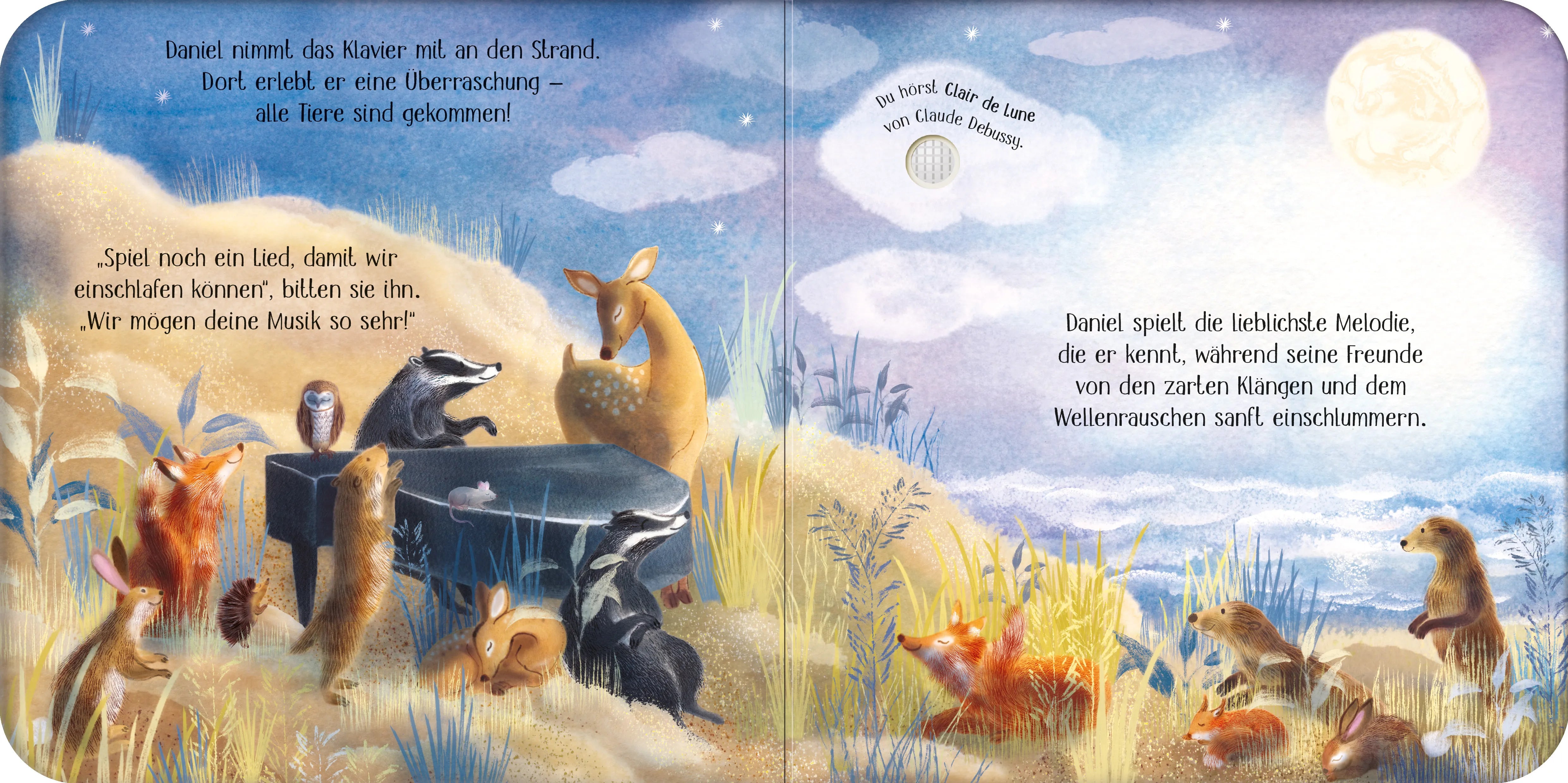 Produktansicht: Hör gut zu, leg dich zur Ruh! Einschlafen mit den Waldtieren (Gebundene Ausgabe)