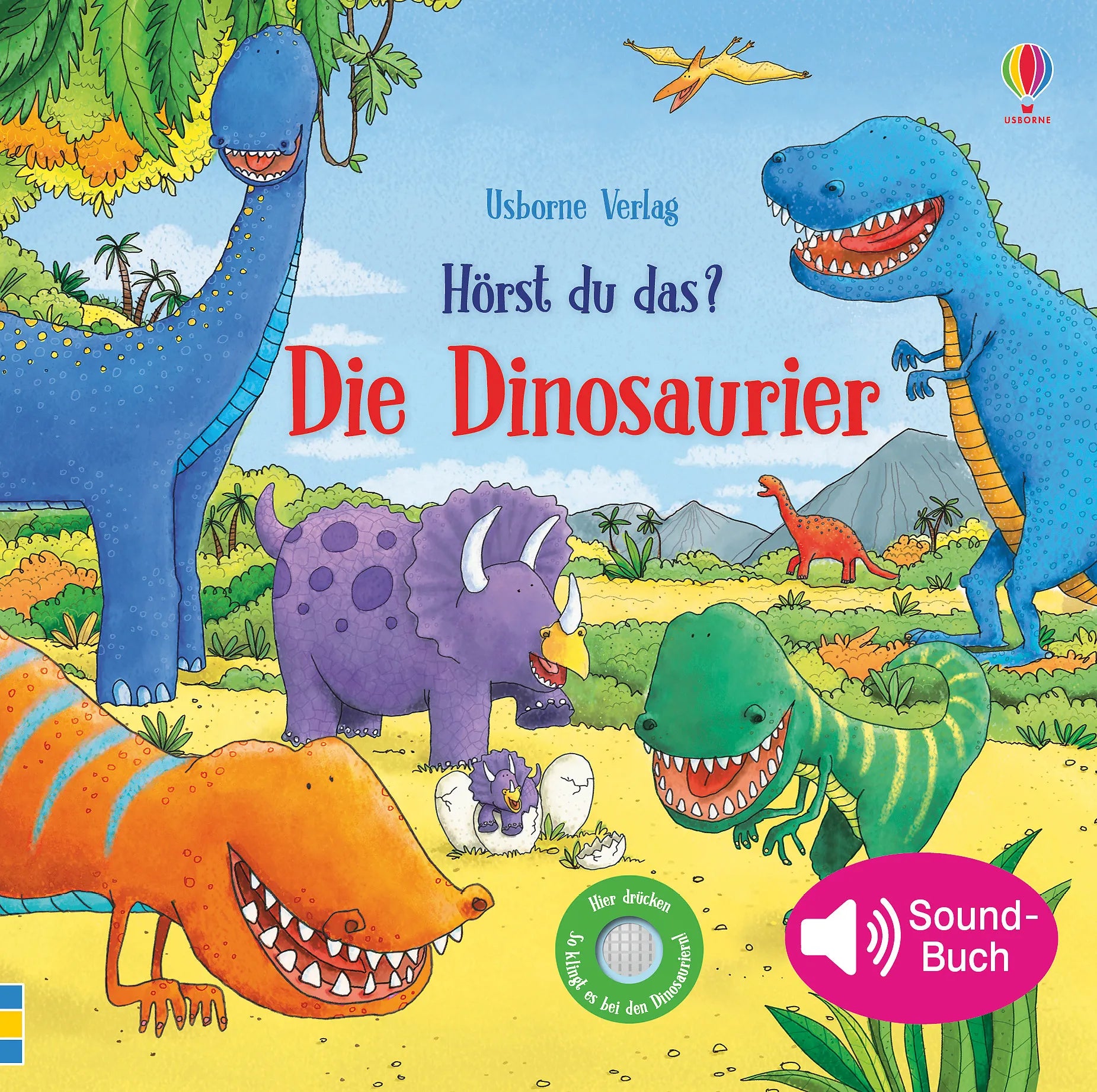 Buchcover von 'Hörst du das? Die Dinosaurier' - Gebundene Ausgabe von Sam Taplin