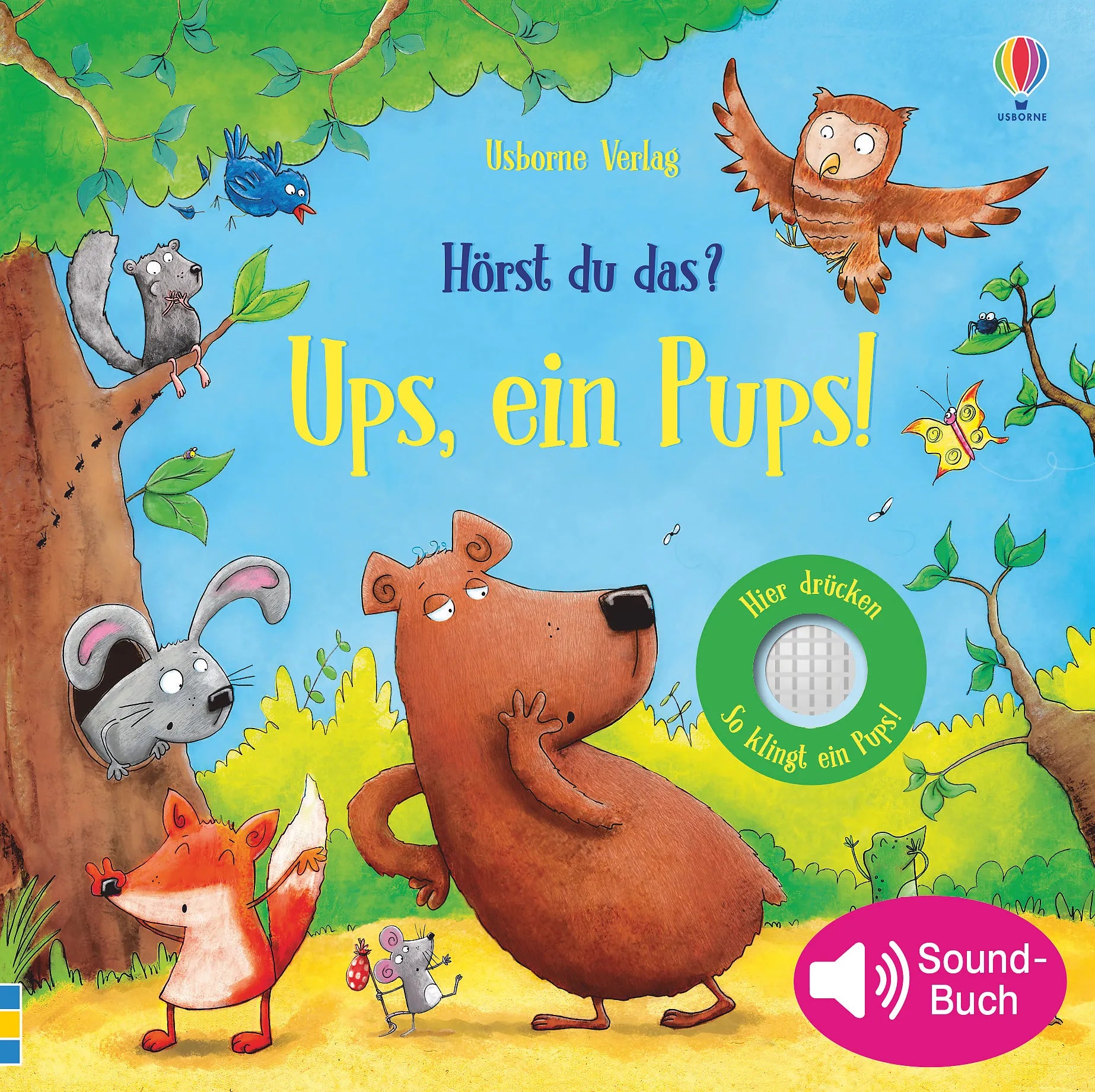 Buchcover von 'Hörst du das? Ups, ein Pups!' - Gebundene Ausgabe von Sam Taplin