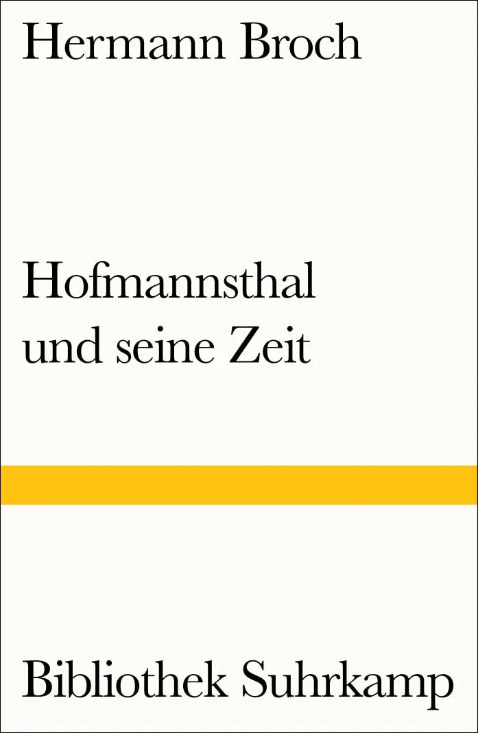 Buchcover von 'Hofmannsthal und seine Zeit' - Taschenbuch von Hermann Broch