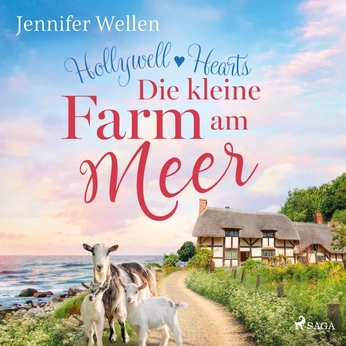 Cover: Hollywell Hearts: Die kleine Farm am Meer (Hörbuch Download) von Jennifer Wellen