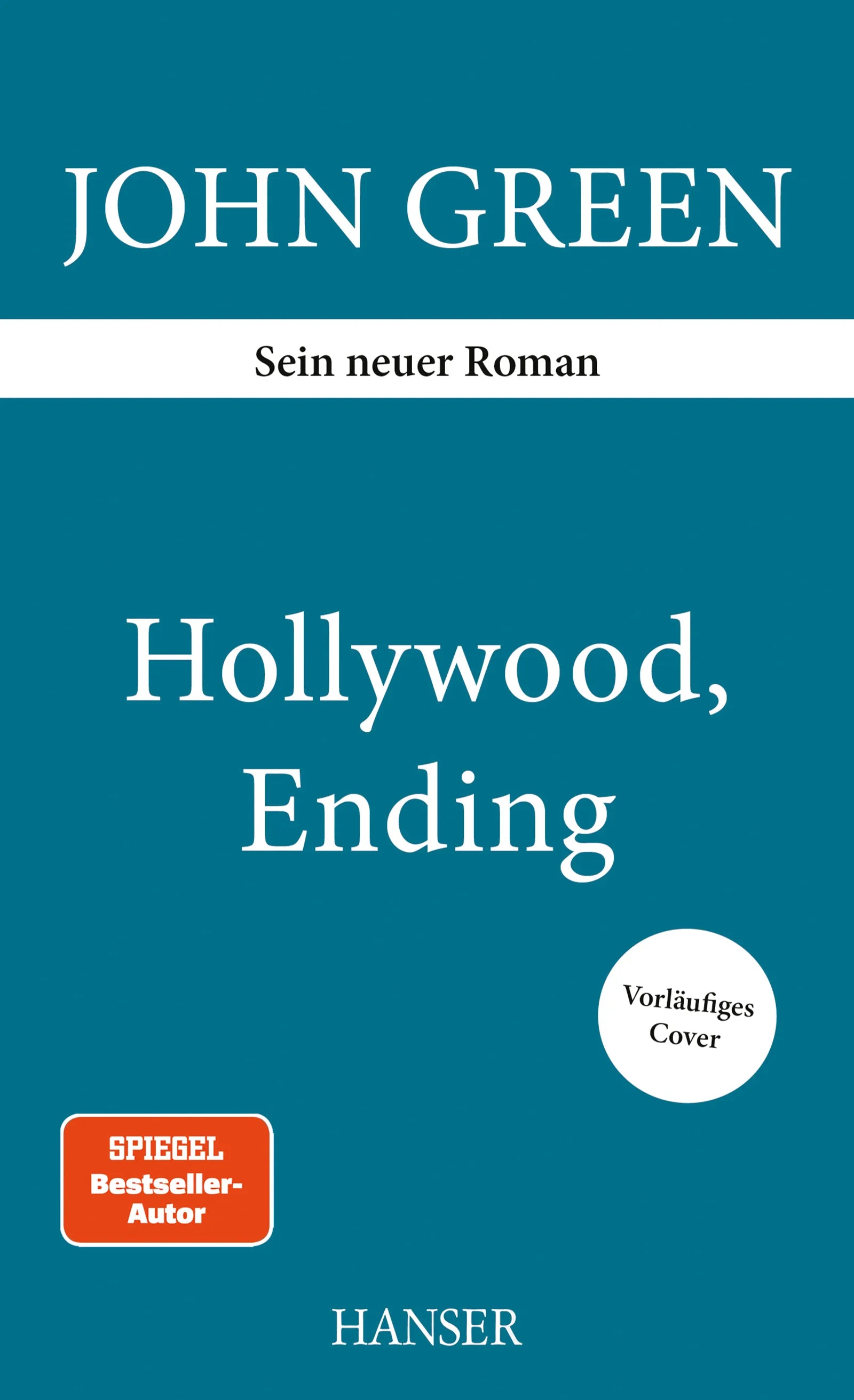 Cover: Hollywood, Ending (Hardcover) von John Green