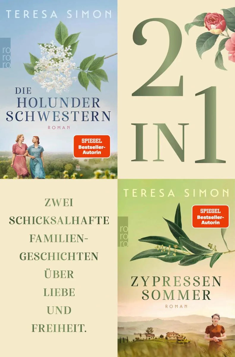 Cover: Holunderschwestern / Zypressensommer: 2in1 Bundle (E-Book) von Teresa Simon